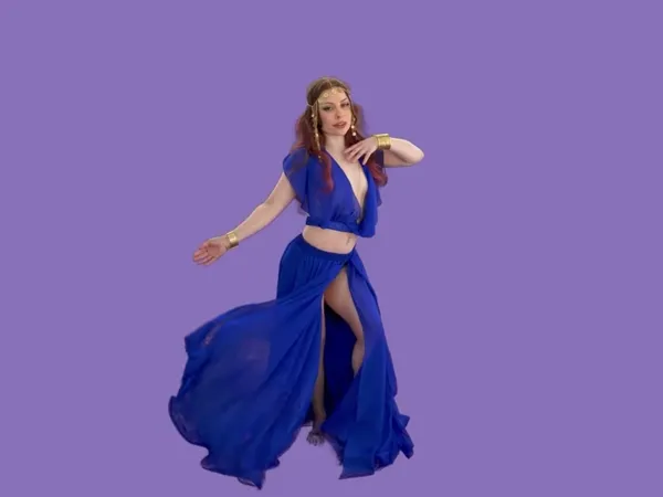 Dancing with Wolves, 3D VR girl by Braindance